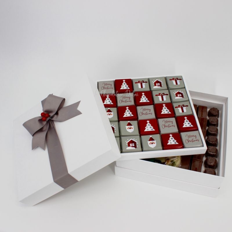 CHRISTMAS DESIGNED CHOCOLATE HARD BOX