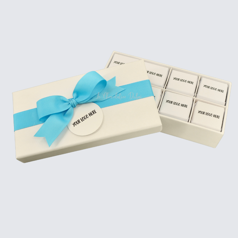 CORPORATE BRANDED CHOCOLATE 8 - PIECE HARD BOX