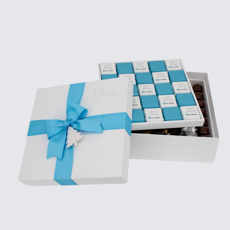 CHRISTMAS CORPORATE BRANDED CHOCOLATE HARD BOX