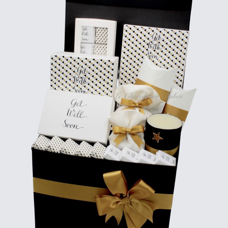 LUXURY "GET WELL SOON" CHOCOLATE & SWEETS HAMPER