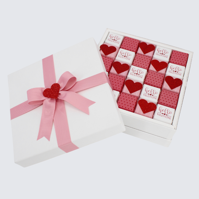 VALENTINE'S DESIGNED AND DECORATED CHOCOLATE HARD BOX