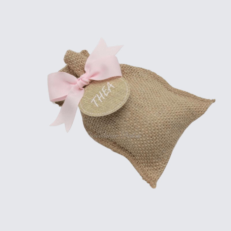 BABY RUSTIC CHOCOLATE JUTE BAG