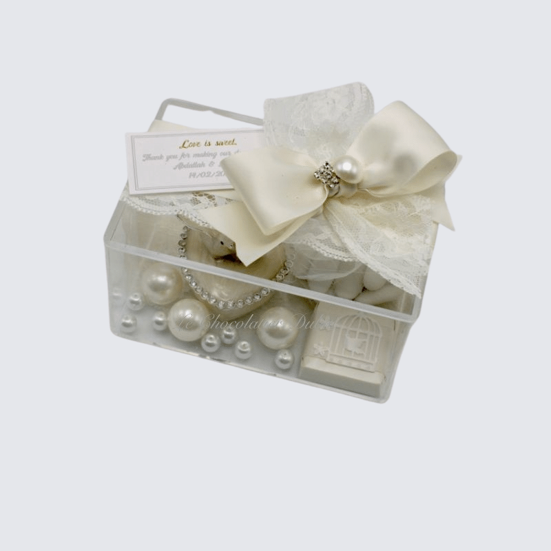 HEART TRINKET AND CHOCOLATE ACRYLIC BOX