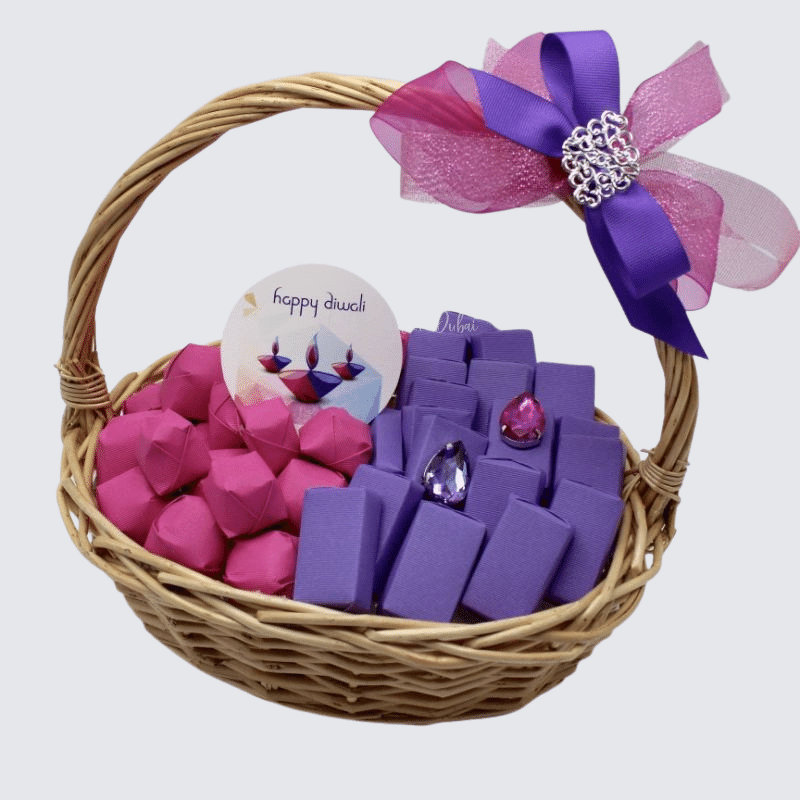 DIWALI DESIGN CHOCOLATE SMALL BASKET