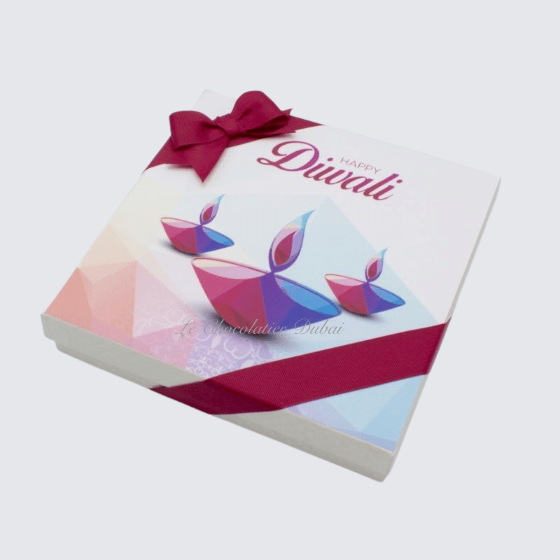 DIWALI CANDLE DESIGNED CHOCOLATE HARD BOX