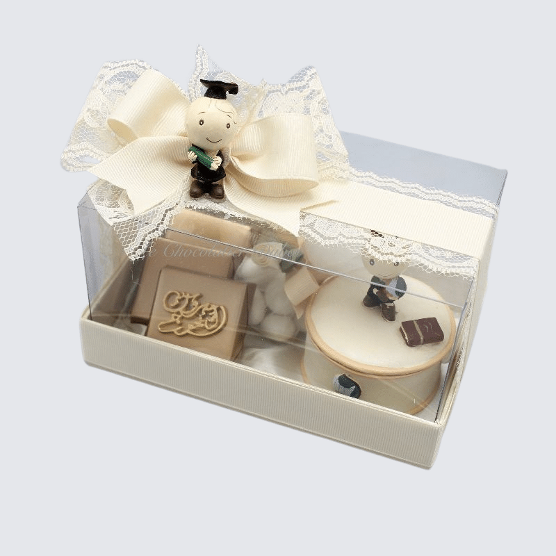 LUXURY GRADUATION DECORATED CERAMIC BOX & CHOCOLATE BOX GIVEAWAY	 	 	