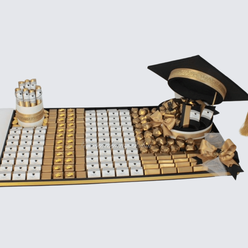 LUXURY GRADUATION CHOCOLATE ARRANGEMENT TRAY