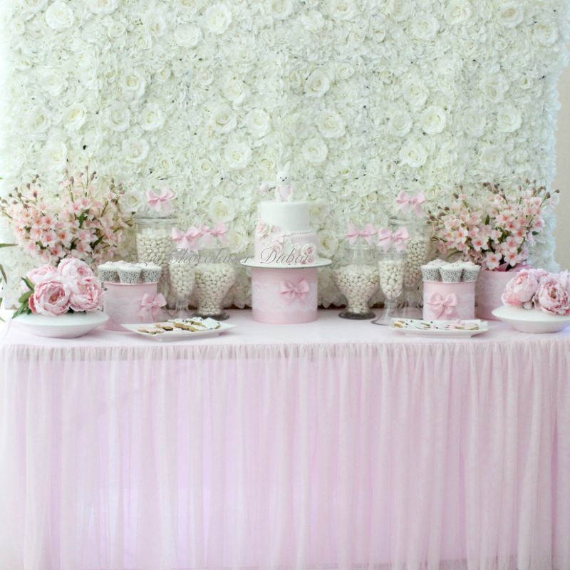 FLOWER & RABBIT THEME DESSERT TABLE