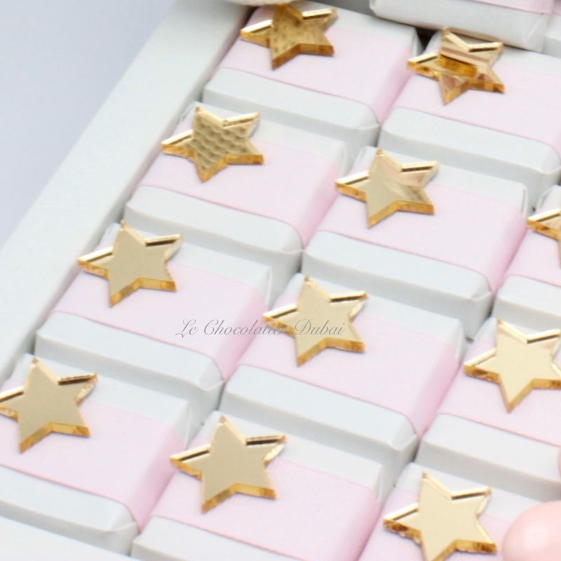 ACRYLIC STAR DECORATED CHOCOLATE 	 	