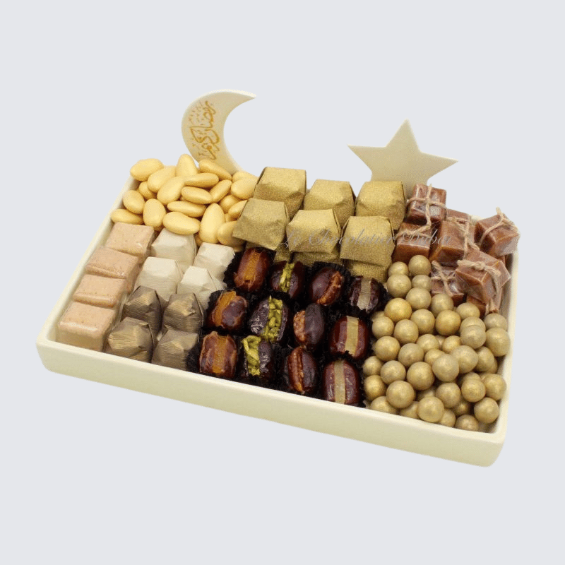 LUXURY RAMADAN DECORATED CHOCOLATE & SWEETS TRAY